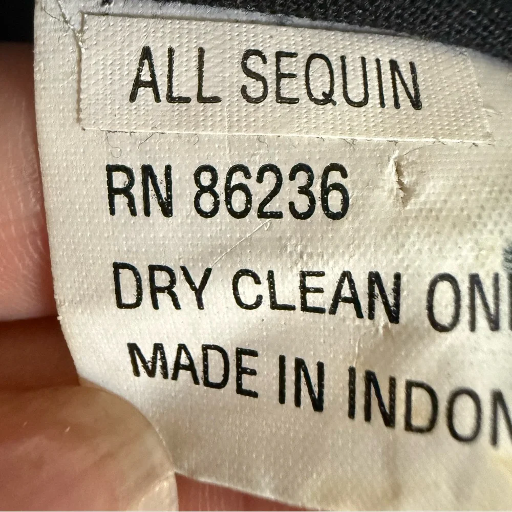 Strapback Hat Off White‎ One Size Lightweight Embellished Sequin Indonesia